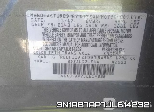 3N1AB7AP7JL614232 фото 10