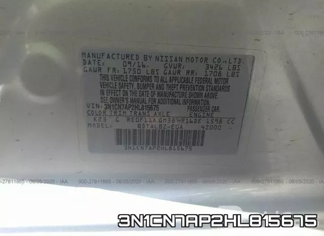 3N1CN7AP2HL815675 фото 10