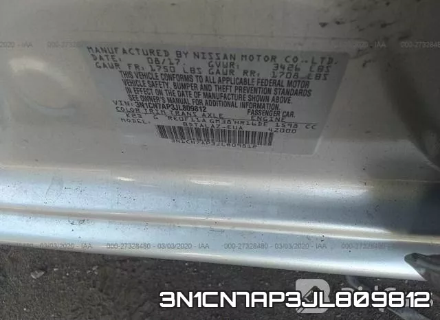 3N1CN7AP3JL809812 фото 10
