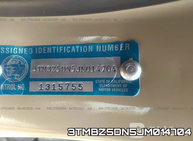 3TMBZ5DN5JM014704 фото 10