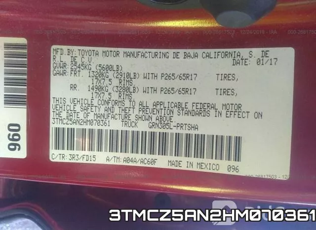 3TMCZ5AN2HM070361 фото 10