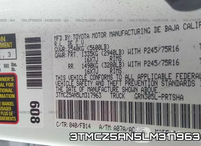 3TMCZ5AN5LM317963 фото 10