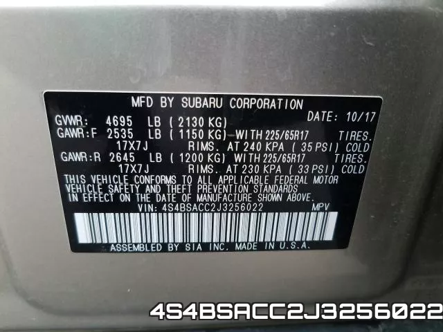 4S4BSACC2J3256022 фото 2