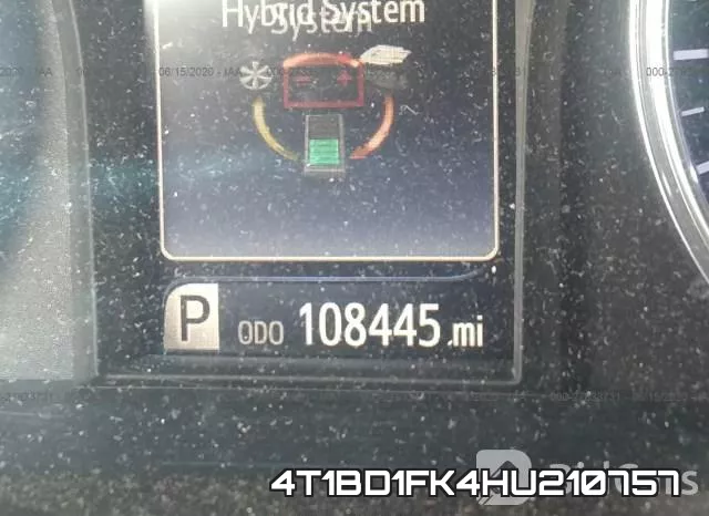 4T1BD1FK4HU210757 фото 8