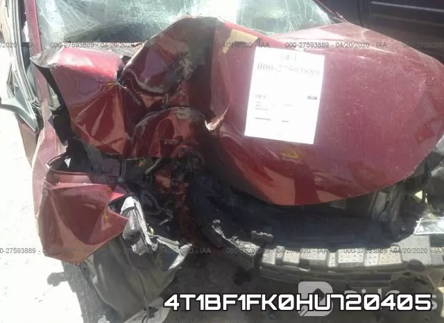 4T1BF1FK0HU720405 фото 7