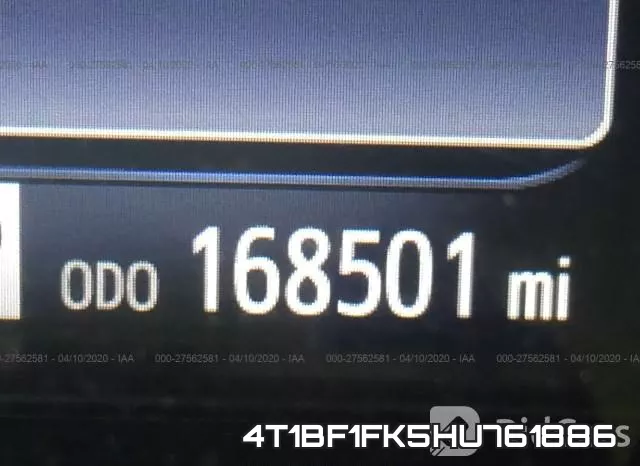 4T1BF1FK5HU761886 фото 8