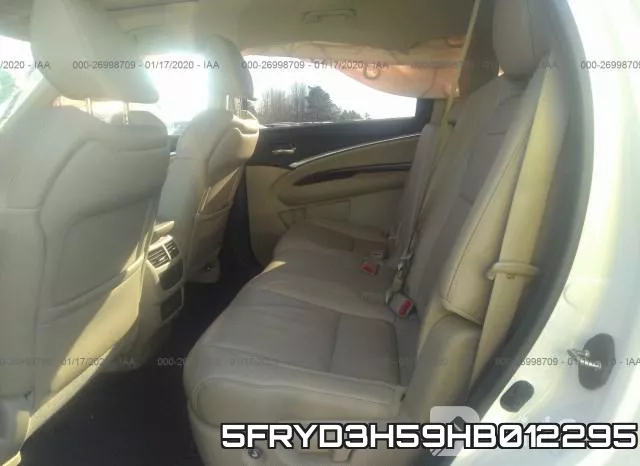 5FRYD3H59HB012295 фото 9