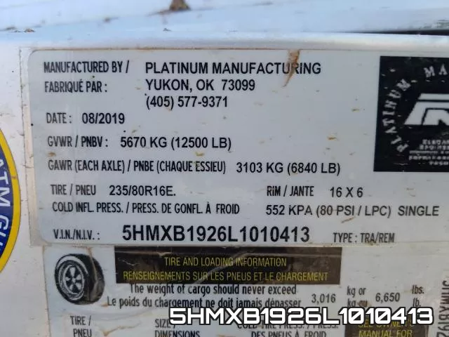 5HMXB1926L1010413 фото 2