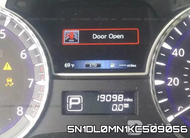 5N1DL0MN1KC509056 фото 8
