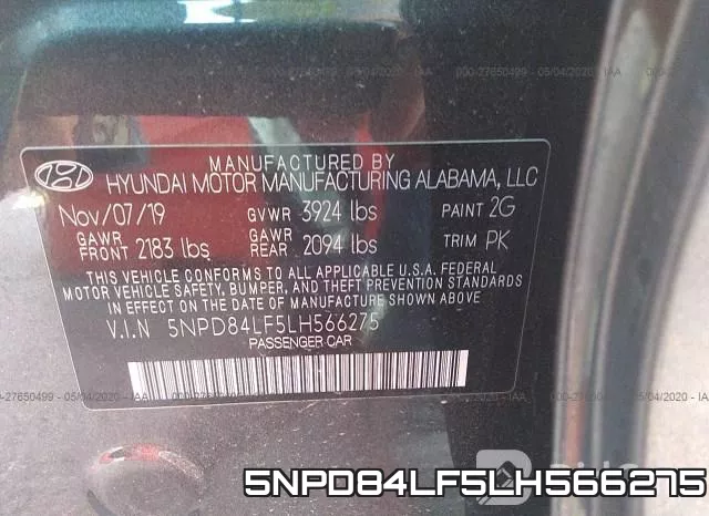 5NPD84LF5LH566275 фото 10
