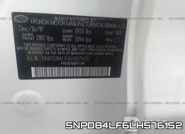 5NPD84LF6LH576152 фото 10