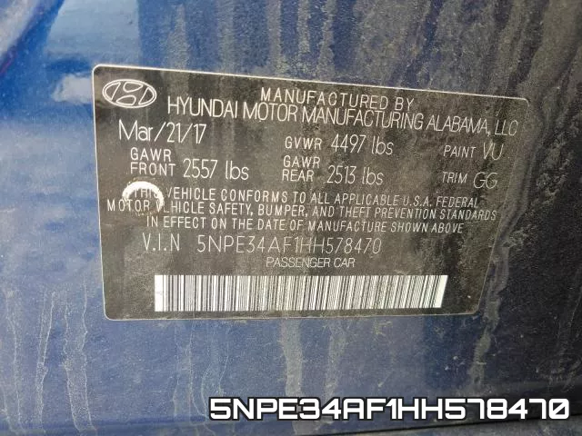 5NPE34AF1HH578470 фото 2