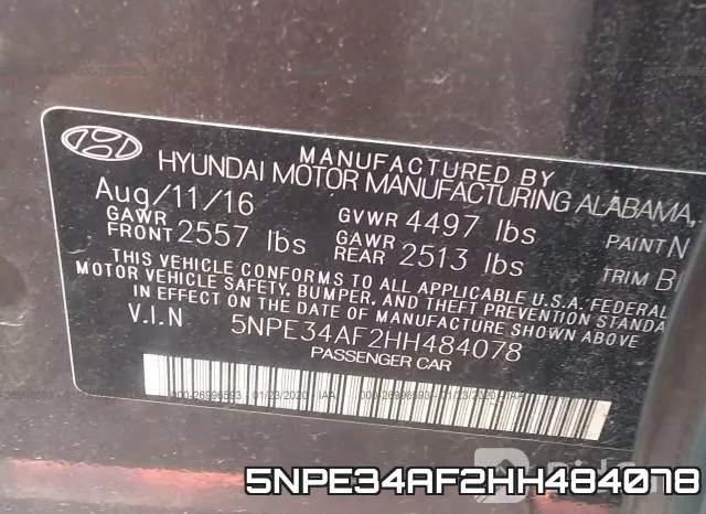 5NPE34AF2HH484078 фото 10