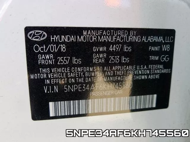 5NPE34AF6KH745560 фото 2