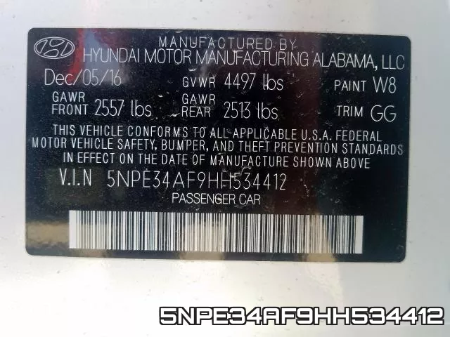 5NPE34AF9HH534412 фото 2
