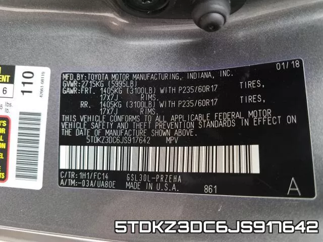 5TDKZ3DC6JS917642 фото 2