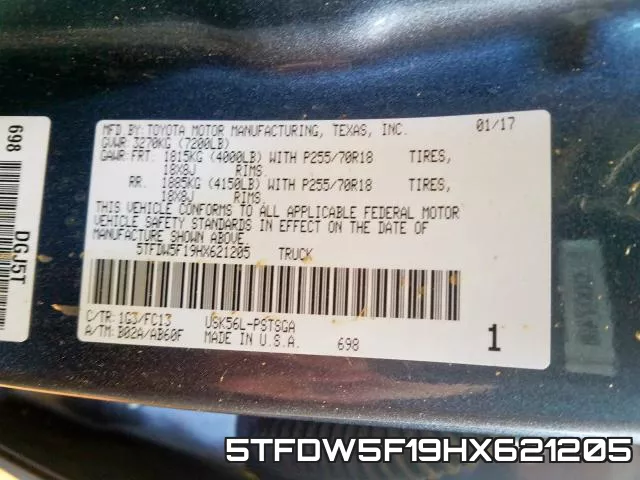 5TFDW5F19HX621205 фото 2