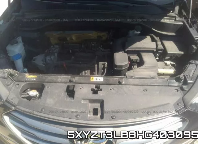 5XYZT3LB8HG403095 фото 2