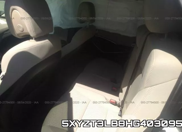 5XYZT3LB8HG403095 фото 9
