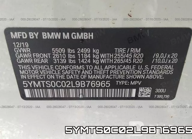 5YMTS0C02L9B76965 фото 10