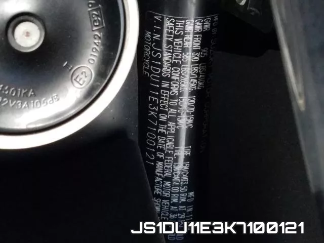 JS1DU11E3K7100121 фото 2