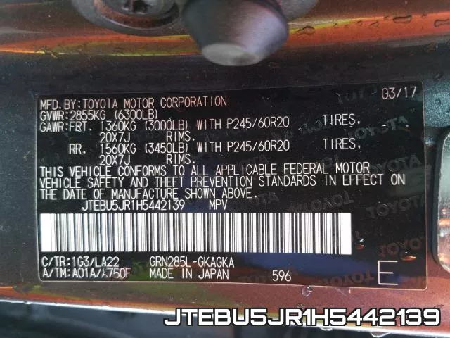 JTEBU5JR1H5442139 фото 2