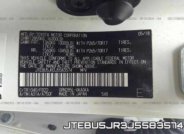 JTEBU5JR3J5583574 фото 10