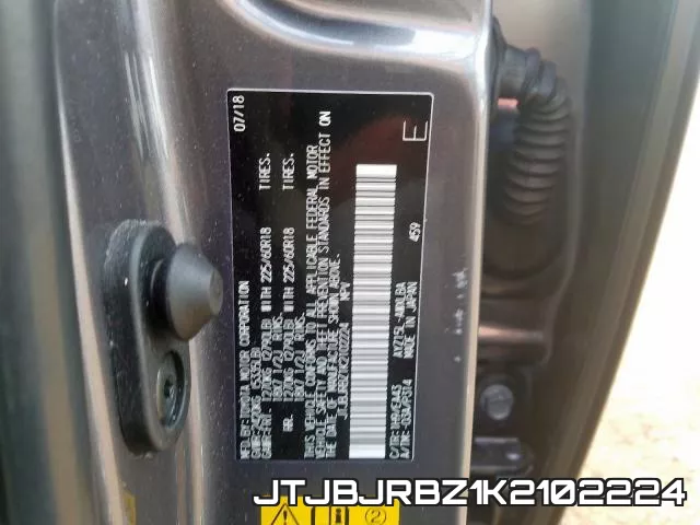 JTJBJRBZ1K2102224 фото 2