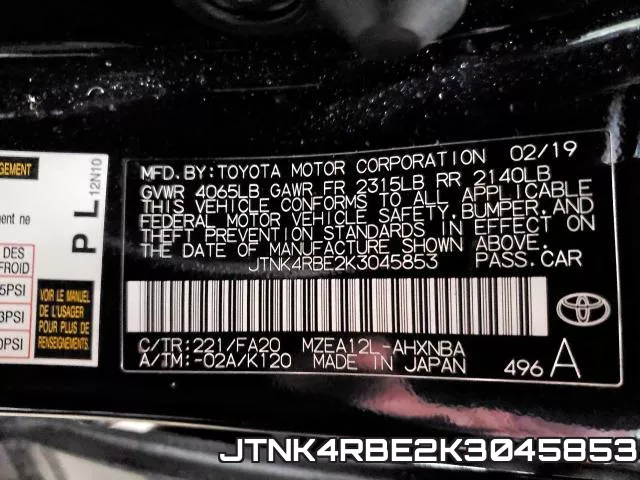 JTNK4RBE2K3045853 фото 2
