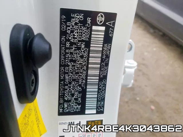JTNK4RBE4K3043862 фото 2
