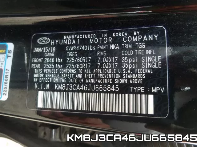 KM8J3CA46JU665845 фото 2