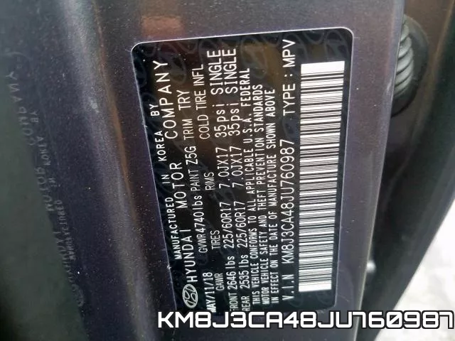 KM8J3CA48JU760987 фото 2