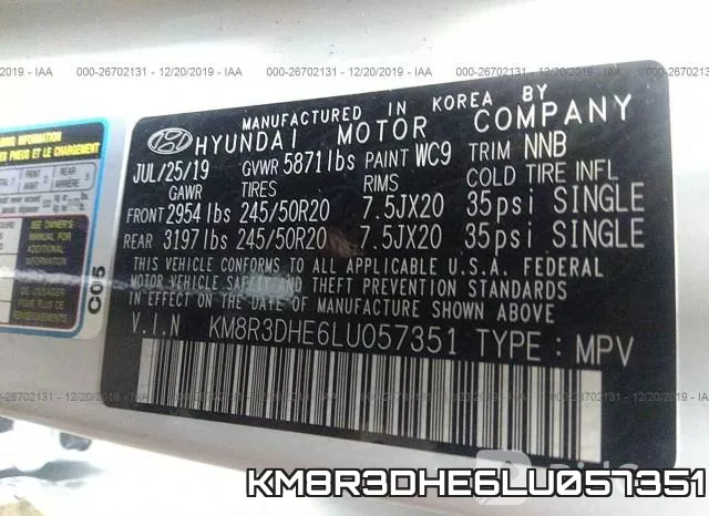 KM8R3DHE6LU057351 фото 10