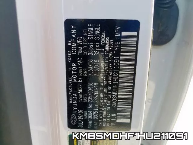 KM8SMDHF1HU211091 фото 2
