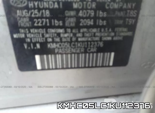 KMHC05LC1KU112376 фото 10