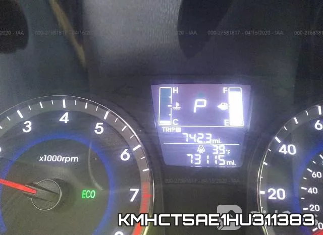 KMHCT5AE1HU311383 фото 8