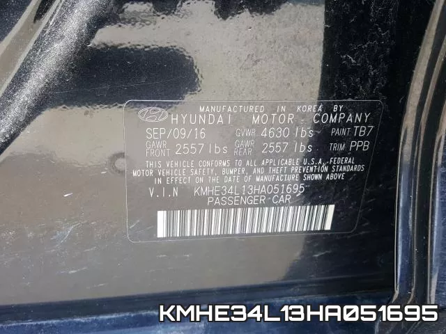KMHE34L13HA051695 фото 2