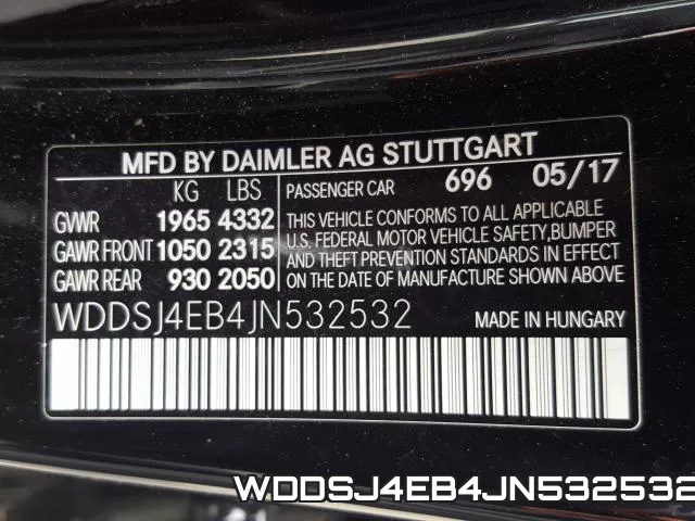 WDDSJ4EB4JN532532 фото 2