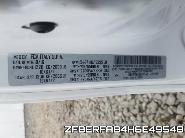 ZFBERFAB4H6E49548 фото 2