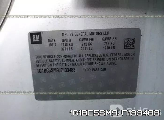 1G1BC5SM9J7133483 фото 10