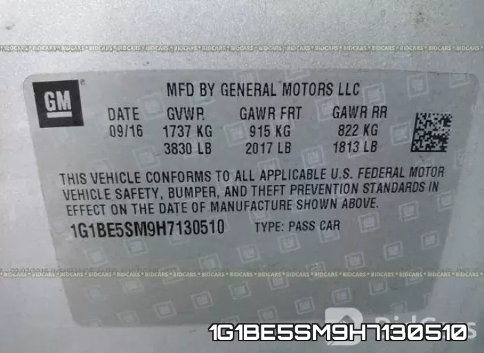 1G1BE5SM9H7130510 фото 10