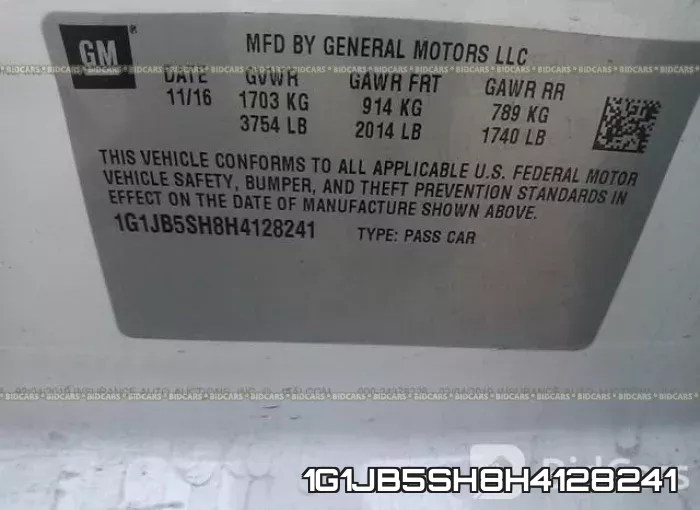 1G1JB5SH8H4128241 фото 10