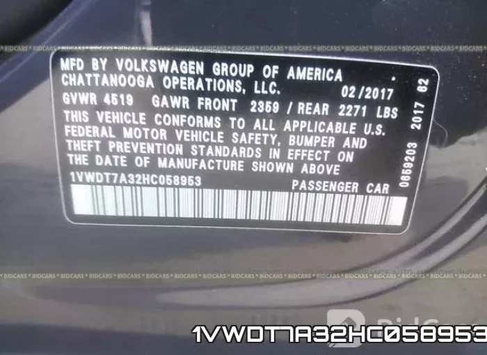 1VWDT7A32HC058953 фото 10