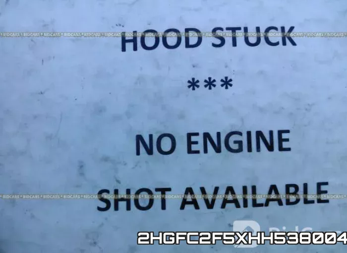 2HGFC2F5XHH538004 фото 2