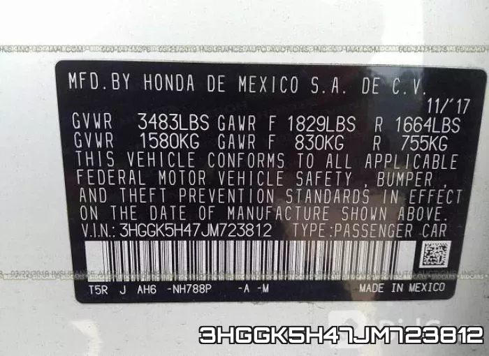 3HGGK5H47JM723812 фото 10