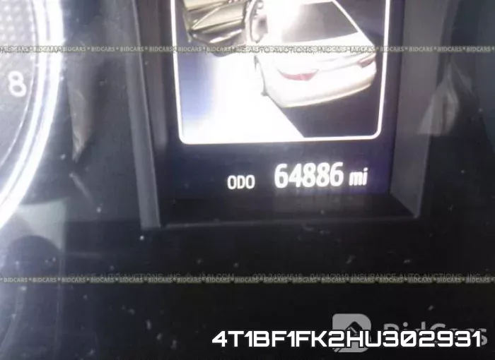 4T1BF1FK2HU302931 фото 8
