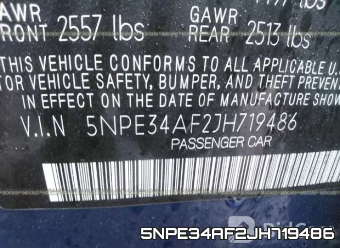 5NPE34AF2JH719486 фото 10