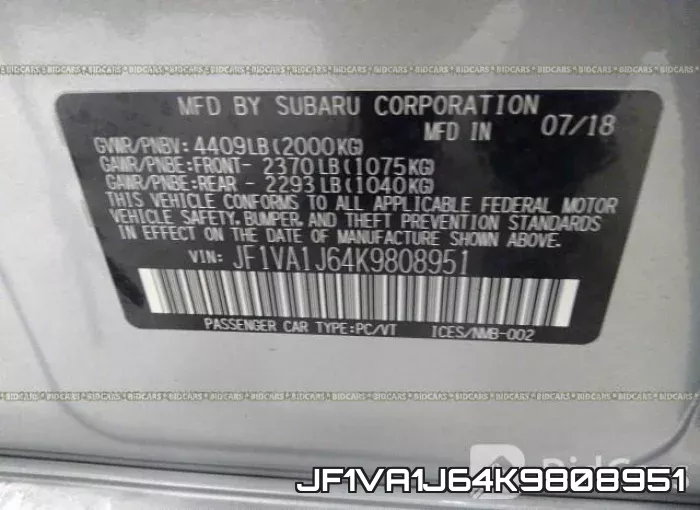 JF1VA1J64K9808951 фото 10