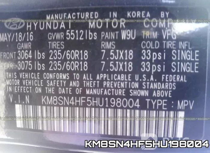 KM8SN4HF5HU198004 фото 10