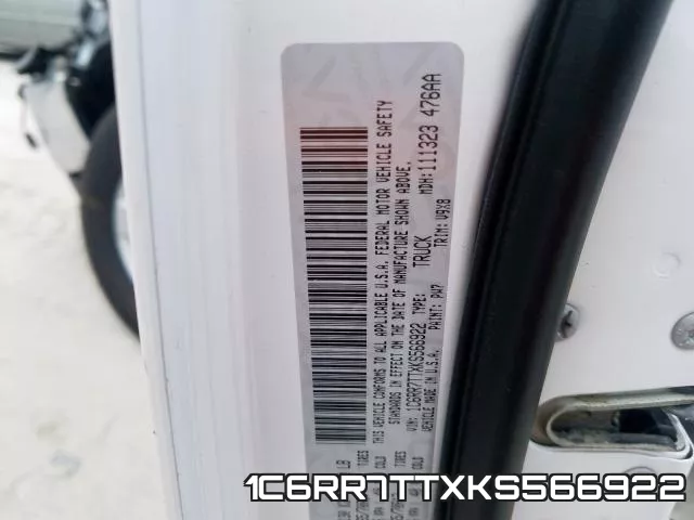 1C6RR7TTXKS566922 фото 2